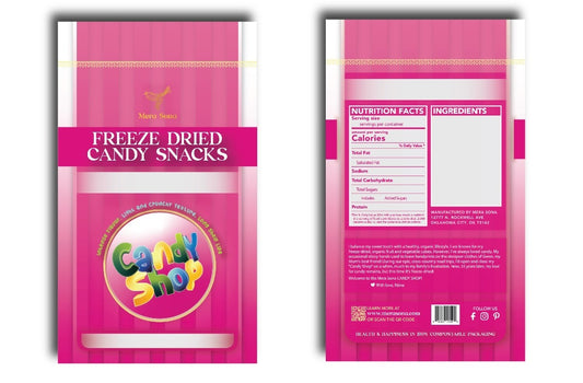Freeze dried candy
