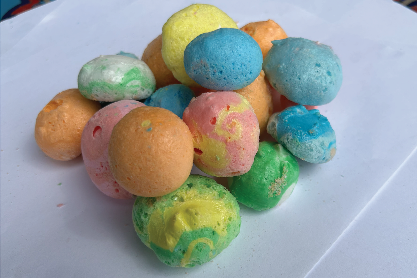 Freeze dried candy