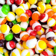 Freeze dried candy